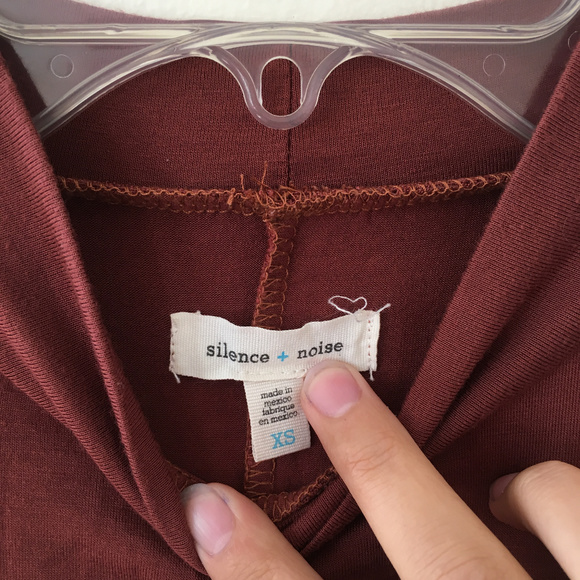 SILENCE + NOISE Mock-Neck Mini Swing Dress - Picture 5 of 5